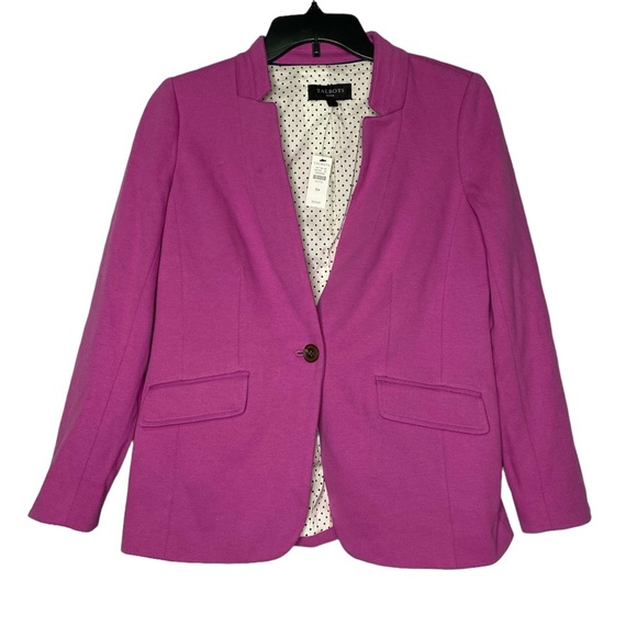 Talbots Jackets & Blazers - NWT Talbots 6p Purple Long Sleeve Blazer